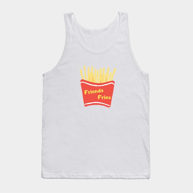 Friend's fries Tank Top by Shineyarts